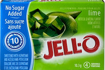 Jell-O Sugar Free Gelatin Powder - Lime