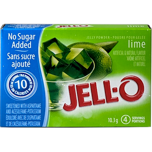 Jell-O Sugar Free Gelatin Powder - Lime