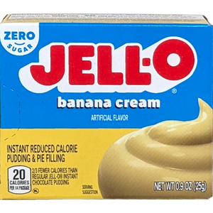 Jell-O Sugar Free instant Pudding & Pie Filling - Banana Cream