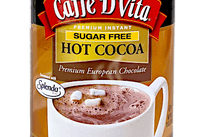 Caffe D'Vita Sugar Free Premium European Hot Cocoa