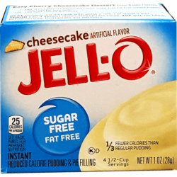 Jell-O Sugar Free instant Pudding & Pie Filling - Cheesecake