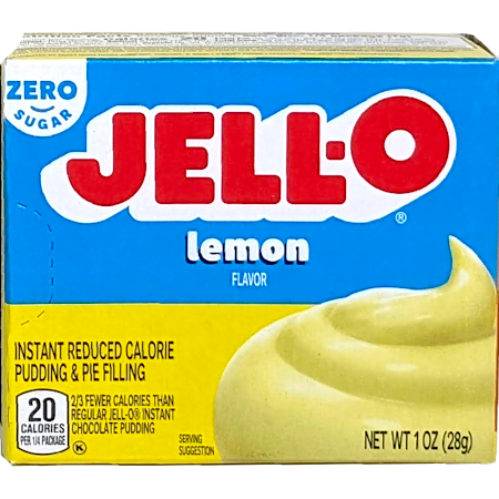 Jell-O Sugar Free instant Pudding & Pie Filling - Lemon – Fresh Foodie