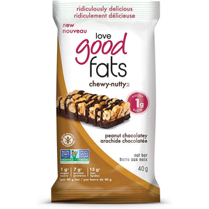 Love Good Fats Chewy Nutty Bar - Peanut Chocolatey